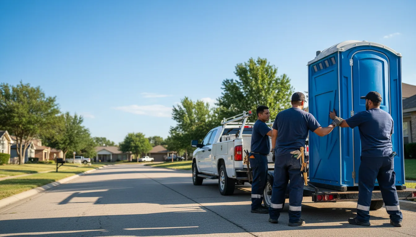 Portable Toilet Rental in Howe, OK near me